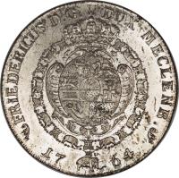 German States coin 32 Schilling Courant - Friedrich II (1763 - 1764) obverse obverse of 32 Schilling Courant - Friedrich II (1763 - 1764) coin with KM# 209 from German States.