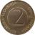 obverse of 2 Tolarja (1992 - 2006) coin with KM# 5 from Slovenia. Inscription: REPUBLIKA SLOVENIJA DVA TOLARJA 2 2004