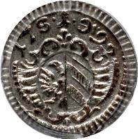 German States coin 1 Pfennig (1789 - 1797) obverse obverse of 1 Pfennig (1789 - 1797) coin with KM# 377 from German States.