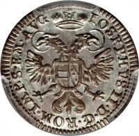 German States coin 2 1/2 Kreuzer - Josef II (1774 - 1779) obverse obverse of 2 1/2 Kreuzer - Josef II (1774 - 1779) coin with KM# 369 from German States.