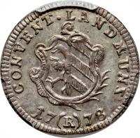 German States coin 2 1/2 Kreuzer - Josef II (1774 - 1779) reverse reverse of 2 1/2 Kreuzer - Josef II (1774 - 1779) coin with KM# 369 from German States.