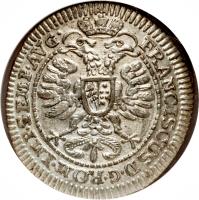 obverse of 4 Kreuzer - Franz (1755 - 1758) coin with KM# 317 from German States.