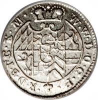 German States coin 2 Kreuzer - Wolfgang Wilhelm (1623 - 1634) obverse obverse of 2 Kreuzer - Wolfgang Wilhelm (1623 - 1634) coin with KM# 420 from German States.