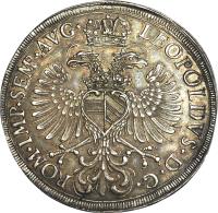 German States coin 1 Thaler - Leopold I (1694 - 1696) obverse obverse of 1 Thaler - Leopold I (1694 - 1696) coin with KM# 203 from German States.