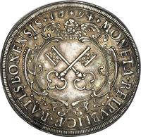 German States coin 1 Thaler - Leopold I (1694 - 1696) reverse reverse of 1 Thaler - Leopold I (1694 - 1696) coin with KM# 203 from German States.