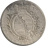 German States coin 2/3 Thaler - Ernst II Ludwig (1774 - 1776) reverse reverse of 2/3 Thaler - Ernst II Ludwig (1774 - 1776) coin with KM# 330 from German States.
