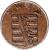 obverse of 1 Heller - Karl August (1801 - 1813) coin with KM# 155 from German States.