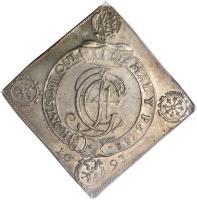 German States coin 1 Thaler - Johann Georg IV - Election of Johann Georg IV into the English Order of the Garter (1693) obverse obverse of 1 Thaler - Johann Georg IV - Election of Johann Georg IV into the English Order of the Garter (1693) coin with KM# 642 from German States.