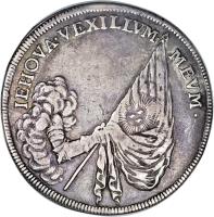 German States coin 1 Thaler - Johann Georg III Death (1691) obverse obverse of 1 Thaler - Johann Georg III Death (1691) coin with KM# 616 from German States.