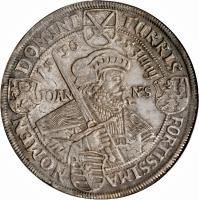 German States coin 1 Thaler - Johann Georg - 100th Anniversary of the Augsburg Confession (1630) reverse reverse of 1 Thaler - Johann Georg - 100th Anniversary of the Augsburg Confession (1630) coin with KM# 411 from German States.