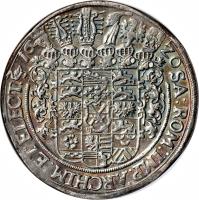 German States coin 1 Thaler - Johann Georg (1616 - 1620) reverse reverse of 1 Thaler - Johann Georg (1616 - 1620) coin with KM# 90 from German States.