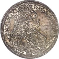 German States coin 1 Thaler - Karl VI (1715 - 1718) obverse obverse of 1 Thaler - Karl VI (1715 - 1718) coin with KM# 801 from German States.