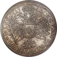 German States coin 1 Thaler - Karl VI (1715 - 1718) reverse reverse of 1 Thaler - Karl VI (1715 - 1718) coin with KM# 801 from German States.