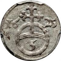 German States coin 3 Pfennig - Ferdinand II (1625 - 1643) reverse reverse of 3 Pfennig - Ferdinand II (1625 - 1643) coin with KM# 168 from German States.