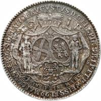German States coin 1/2 Conventionsthaler - August Philipp - Ascession (1770) obverse obverse of 1/2 Conventionsthaler - August Philipp - Ascession (1770) coin with KM# 68 from German States.
