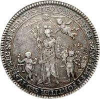 German States coin 1/2 Conventionsthaler - August Philipp - Ascession (1770) reverse reverse of 1/2 Conventionsthaler - August Philipp - Ascession (1770) coin with KM# 68 from German States.