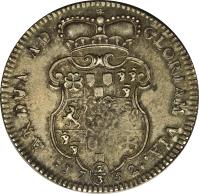 German States coin 2/3 Thaler - Karl August Friedrich (1752) reverse reverse of 2/3 Thaler - Karl August Friedrich (1752) coin with KM# 263 from German States. Inscription: ARDUA AD - GLORIAM VIA.