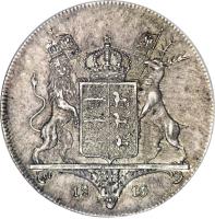 German States coin 1 Conventionsthaler - Friedrich I (1810) reverse reverse of 1 Conventionsthaler - Friedrich I (1810) coin with KM# 515 from German States.