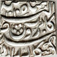 India coin 1 Rupee - Abu'l-Fath Jalal ud-din Muhammad Akbar - Bangala (1598 - 1610) reverse reverse of 1 Rupee - Abu'l-Fath Jalal ud-din Muhammad Akbar - Bangala (1598 - 1610) coin with KM# 86.1 from India.