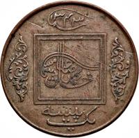 Indian States coin 1 Paisa - Sadeq Mohammad Khan V (1925) obverse obverse of 1 Paisa - Sadeq Mohammad Khan V (1925) coin with KM# 9 from Indian States.