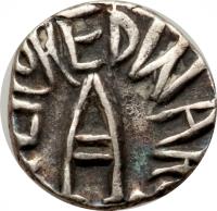 Indian States coin 1/4 Rupee - Edward VII / Raghubir Singhji (1906 - 1909) obverse obverse of 1/4 Rupee - Edward VII / Raghubir Singhji (1906 - 1909) coin with Y# 12 from Indian States.