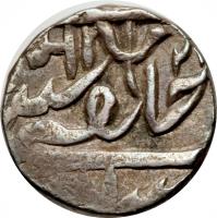 reverse of 1 Rupee - Shah Alam II / Jayaji Rao (1810) coin with KM# 32 from Indian States.