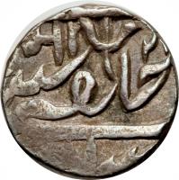 Indian States coin 1 Rupee - Shah Alam II / Jayaji Rao (1810) reverse reverse of 1 Rupee - Shah Alam II / Jayaji Rao (1810) coin with KM# 32 from Indian States.