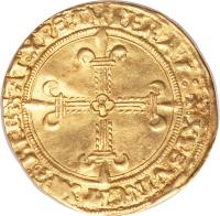 Italian States coin 1 Scudo d'Oro - Guglielmo VII (1494 - 1518) reverse reverse of 1 Scudo d'Oro - Guglielmo VII (1494 - 1518) coin with MB# 50 from Italian States. Inscription: +XPS. VINCIT. XPS. REGNAT. XPS. IMPERAT.