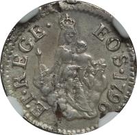 Italian States coin 8 Denari (1767 - 1796) reverse reverse of 8 Denari (1767 - 1796) coin with KM# 236 from Italian States. Inscription: ET.REGE. EOS.1796