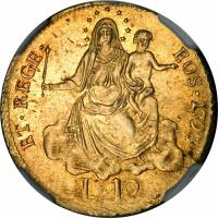 Italian States coin 12 Lire (1793 - 1795) reverse reverse of 12 Lire (1793 - 1795) coin with KM# 254 from Italian States. Inscription: ET · REGE · EOS · 1793 · L. 12