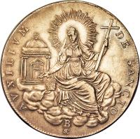 Italian States coin 1 Scudo - Gregory XVI - Sede Vacante (1829) reverse reverse of 1 Scudo - Gregory XVI - Sede Vacante (1829) coin with KM# 1303 from Italian States.