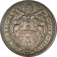 Italian States coin 1 Piastra - Clement XI - Piazza (1713) obverse obverse of 1 Piastra - Clement XI - Piazza (1713) coin with KM# 752 from Italian States.