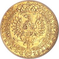 Italian States coin 1 Zecchino - Carlo Emanuele III (1745 - 1746) obverse obverse of 1 Zecchino - Carlo Emanuele III (1745 - 1746) coin with KM# 41 from Italian States.