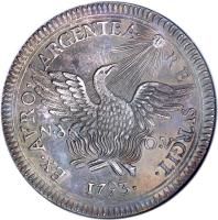 Italian States coin 30 Tari - Ferdinando I (1793) reverse reverse of 30 Tari - Ferdinando I (1793) coin with KM# 227 from Italian States.