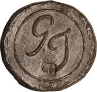 obverse of 1 Cent (1805) coin with KM# 9 from Malay peninsula.