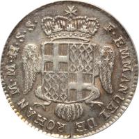 Order of Malta coin 6 Tari - Emmanuel de Rohan (1776 - 1780) obverse obverse of 6 Tari - Emmanuel de Rohan (1776 - 1780) coin with KM# 303 from Order of Malta. Inscription: F. EMMANUEL DE ROHAN M. M. H. S. S.