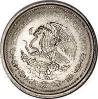 Mexico coin 1 Peso (1986) obverse obverse of 1 Peso (1986) coin with KM# Pn235 from Mexico. Inscription: ESTADOS UNIDOS MEXICANOS