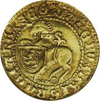 Scotland coin 1/2 Unicorn - James IV (1488 - 1513) obverse obverse of 1/2 Unicorn - James IV (1488 - 1513) coin with SP# 5322 from Scotland.