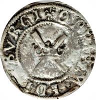 Scotland coin 1/2 Bawbee - James V (1513 - 1542) reverse reverse of 1/2 Bawbee - James V (1513 - 1542) coin with SP# 5386 from Scotland.