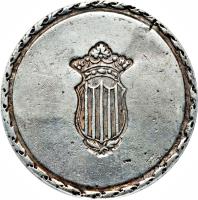 obverse of 5 Pesetas - Fernando VII - Tarragona (1809) coin with KM# 6 from Spain.
