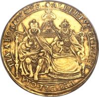 Spanish Netherlands coin 1 Couronne d'Or - Alberto & Isabella (1615 - 1620) obverse obverse of 1 Couronne d'Or - Alberto & Isabella (1615 - 1620) coin with KM# 39 from Spanish Netherlands.