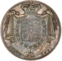 United Kingdom coin 1 Crown - William IV (1831) reverse reverse of 1 Crown - William IV (1831) coin with KM# 715 from United Kingdom. Inscription: ANNO 1831