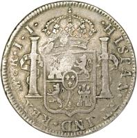 Belize coin 6 Shillings 1 Penny - George III (1810) reverse reverse of 6 Shillings 1 Penny - George III (1810) coin with KM# 1.2 from Belize.