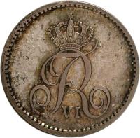 obverse of 32 Rigsbankskilling - Frederik VI (1818 - 1820) coin with KM# 690 from Denmark. Inscription: FR VI