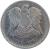 obverse of 1 Pound - No stars on shield (1974) coin with KM# 109 from Syria.