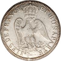 obverse of 10 Livres - Napoleon I (1810) coin with KM# 1 from France. Inscription: ILES DE FRANCE ET BONAPARTE AVELINE
