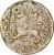 obverse of 1 Lepton (1821) coin with KM# 30 from Ionian Islands. Inscription: IONIKON KPATOΣ 1821