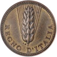 obverse of 20 Centesimi - Vittorio Emanuele III (1905) coin with KM# Pn7 from Italy. Inscription: REGNO D'ITALIA SJ