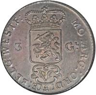 Netherlands East Indies coin 3 Gulden (1786) obverse obverse of 3 Gulden (1786) coin with KM# 140 from Netherlands East Indies.