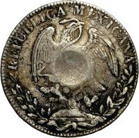 Philippines coin 8 Reales - Isabella II - Countermarked (1834 - 1842) obverse obverse of 8 Reales - Isabella II - Countermarked (1834 - 1842) coin with KM# 129 from Philippines.